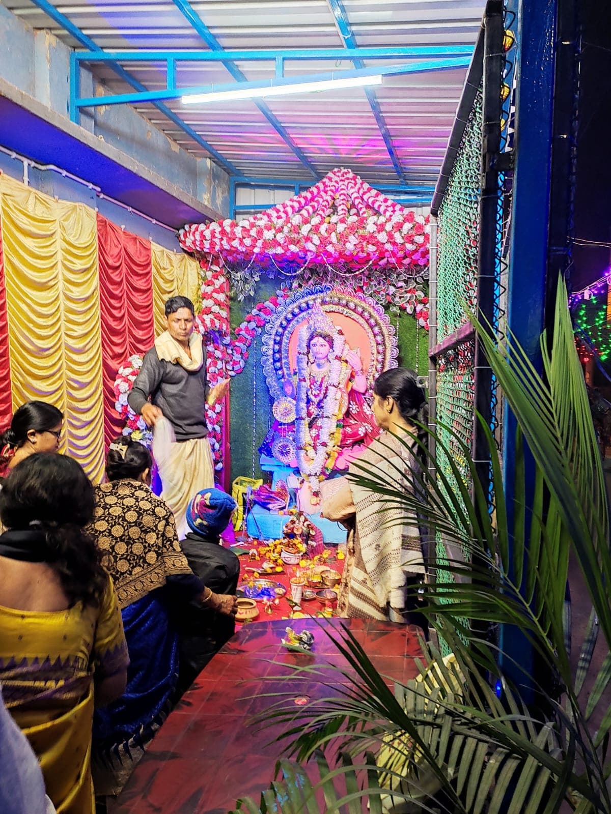 A festival celebration at the club